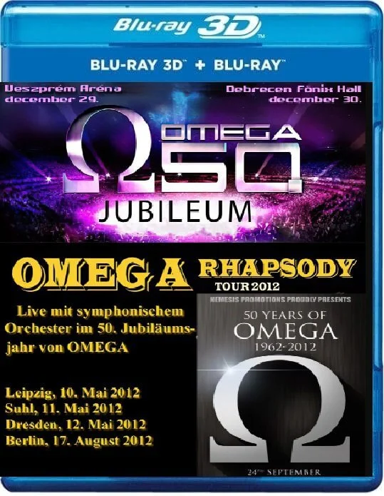 Omega 50th Anniversary Concert with Symphony Orchestra 3D Blu Ray 2012