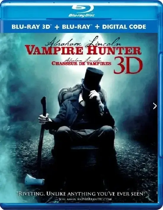 Abraham Lincoln: Vampire Hunter 3D Blu Ray 2012