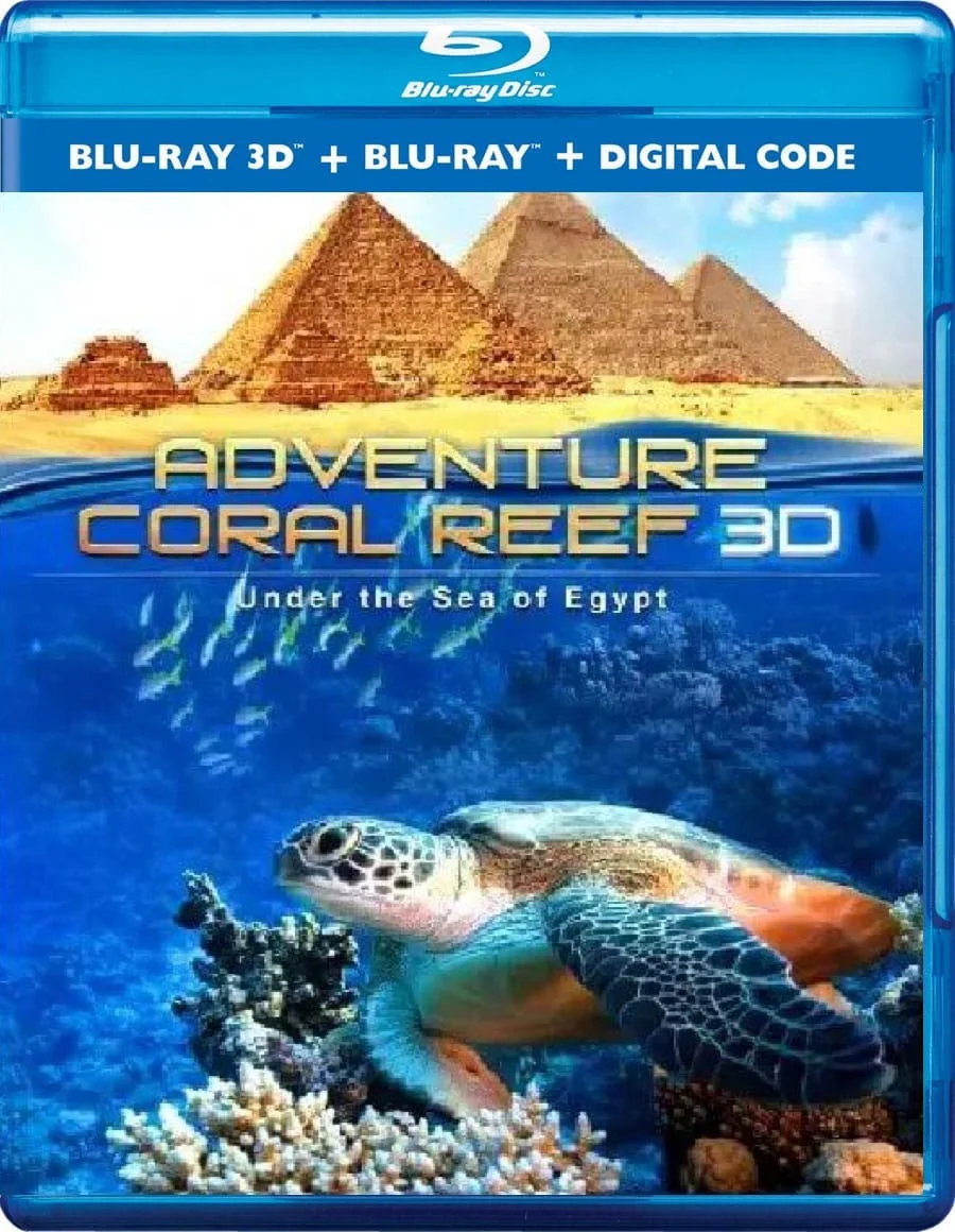 Adventure Coral Reef Under The Sea of Egypt 3D Blu Ray 2012