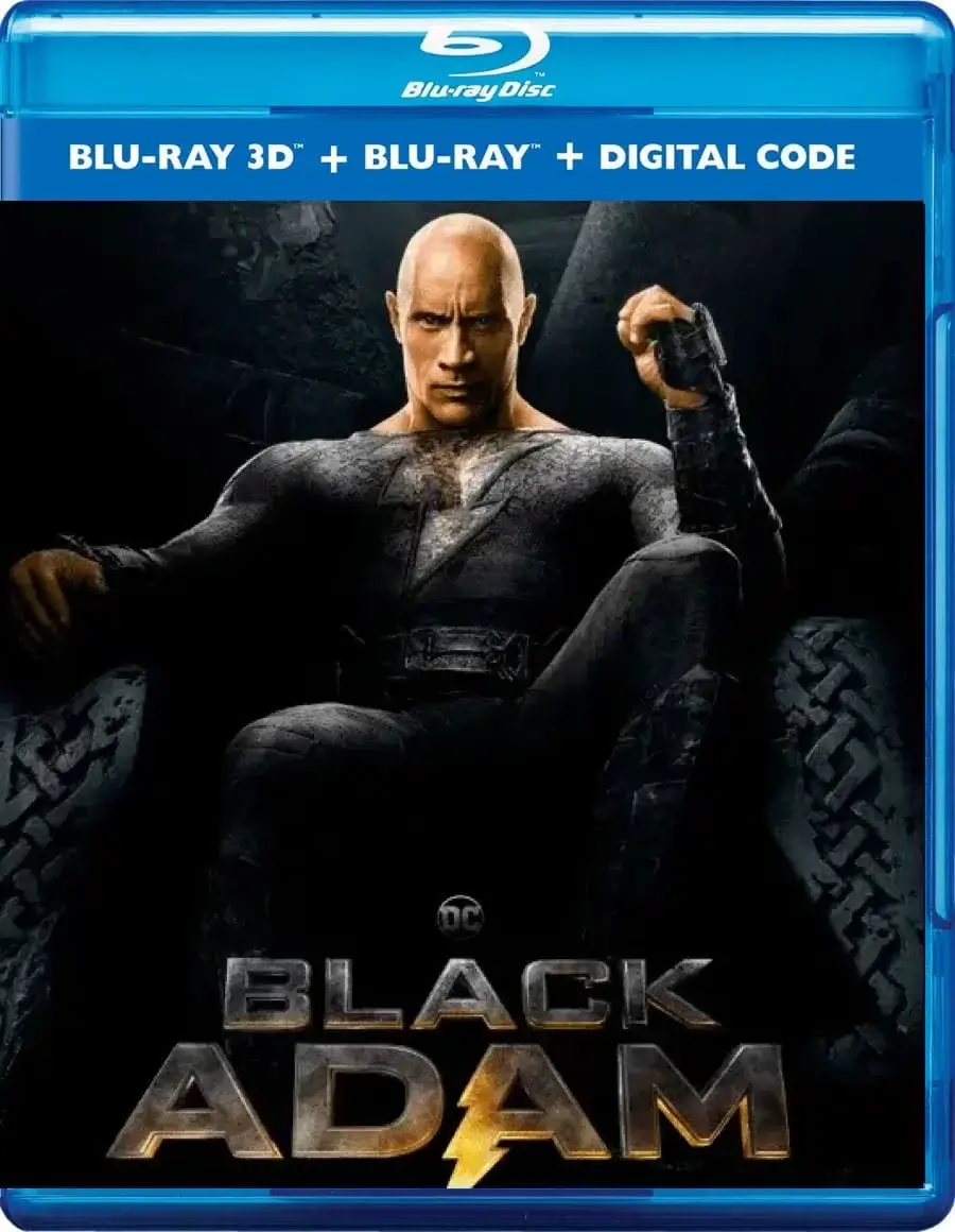 Black Adam 3D Blu Ray 2022