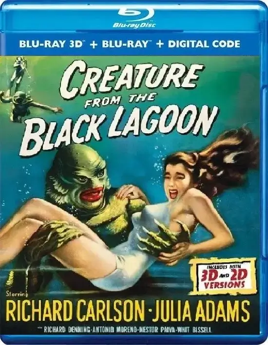 Creature from the Black Lagoon 3D Blu Ray 1954