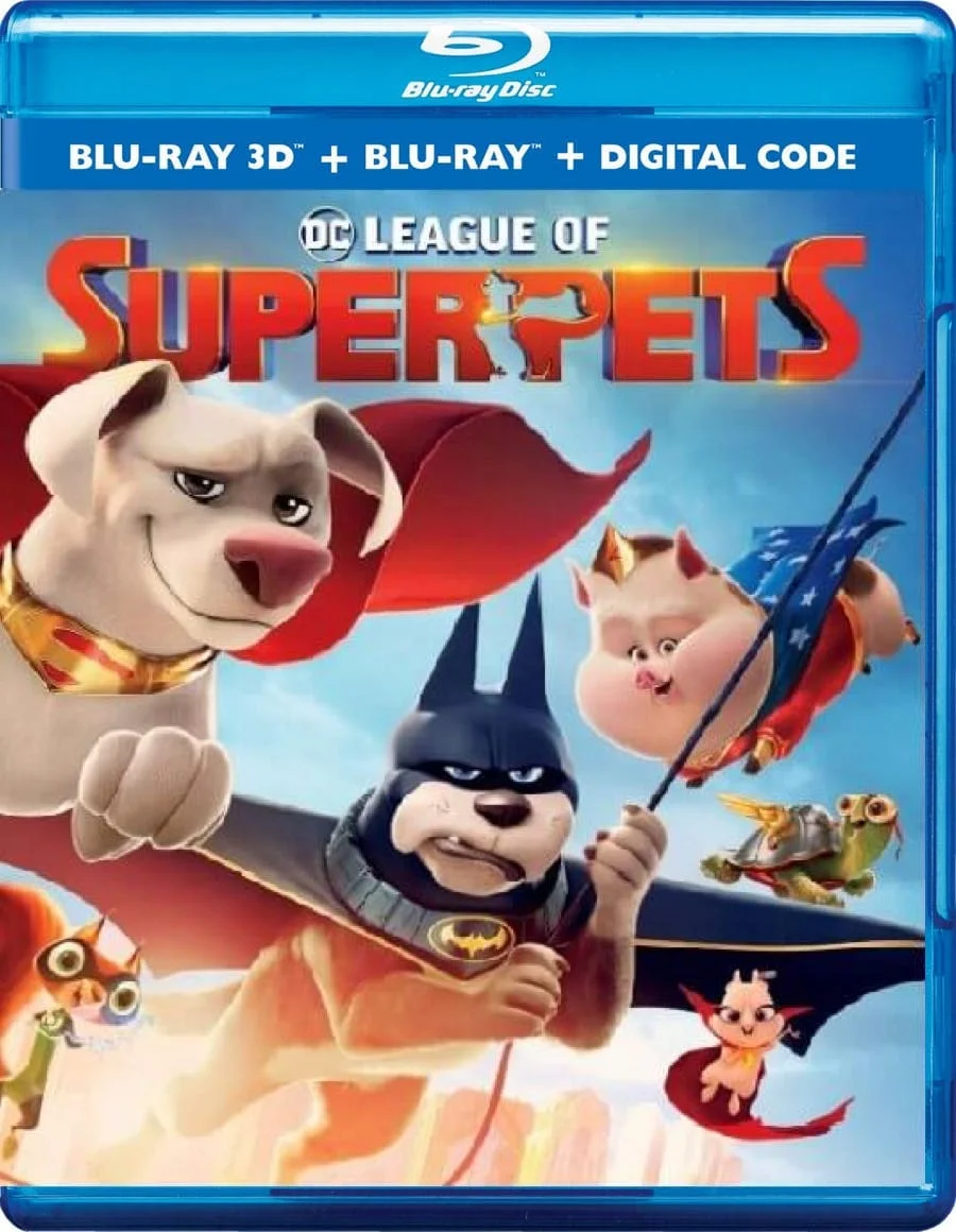 DC League of Super-Pets 3D Blu Ray 2022