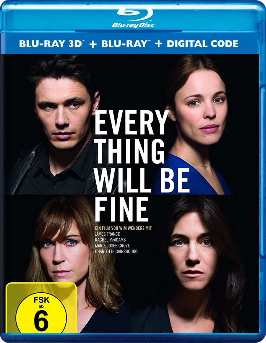 Every Thing Will Be Fine 3D Blu Ray 2015