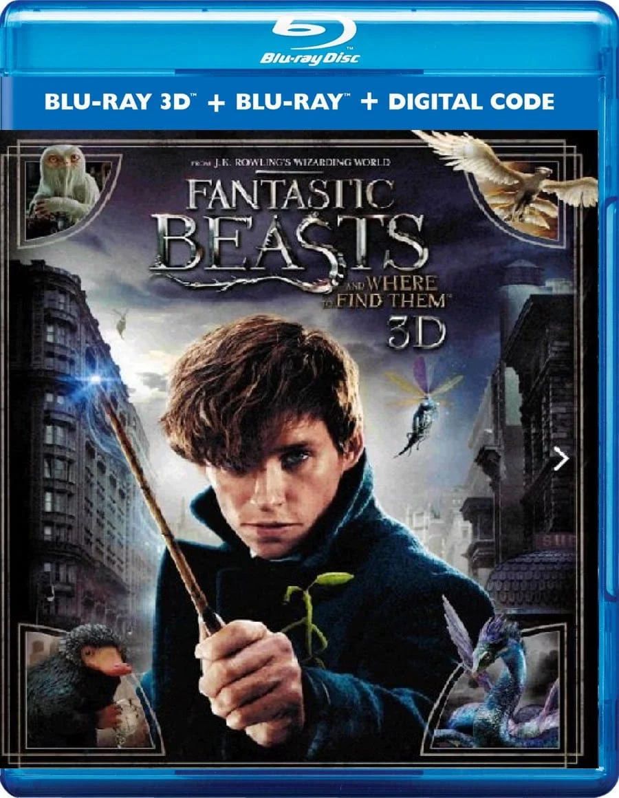 Fantastic Beasts and Where to Find Them 3D Blu Ray 2016