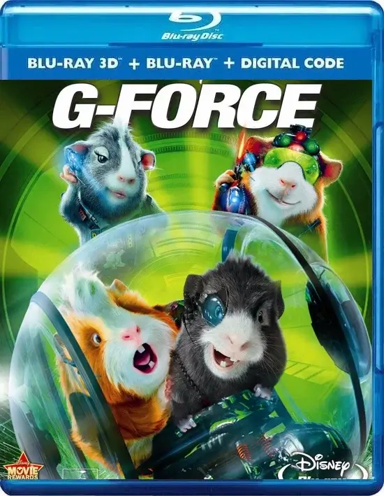G-Force 3D Blu Ray 2009