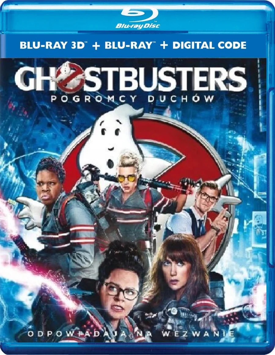 Ghostbusters 3D Blu Ray 2016