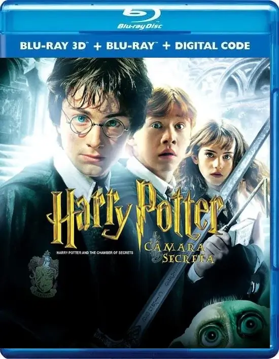 Harry Potter and the Chamber of Secrets 3D Blu Ray 2002