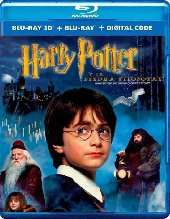 Harry Potter and the Philosophers Stone 3D Blu Ray 2001