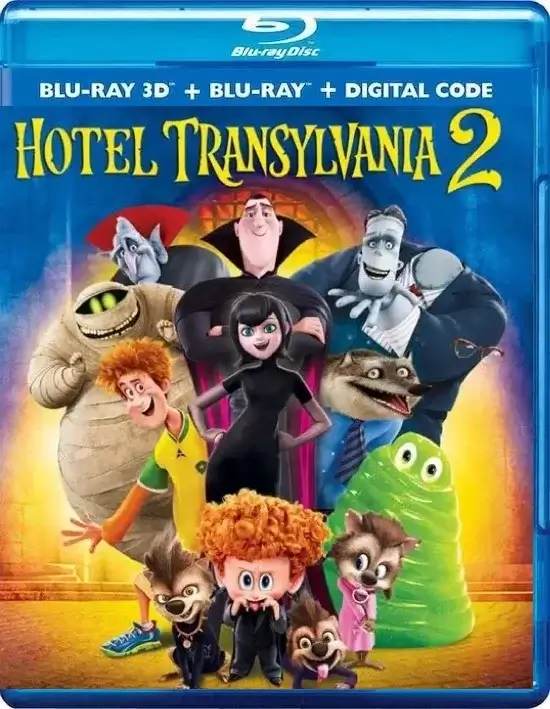 Hotel Transylvania 2 3D Blu Ray 2015