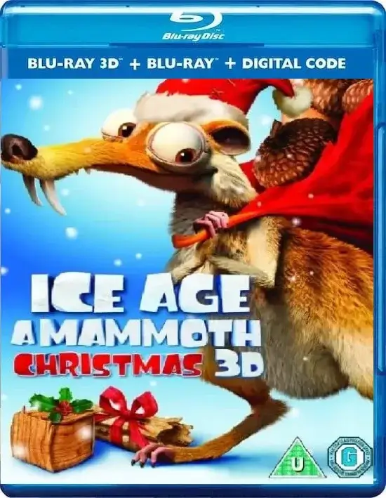 Ice Age: A Mammoth Christmas 3D Blu Ray 2011