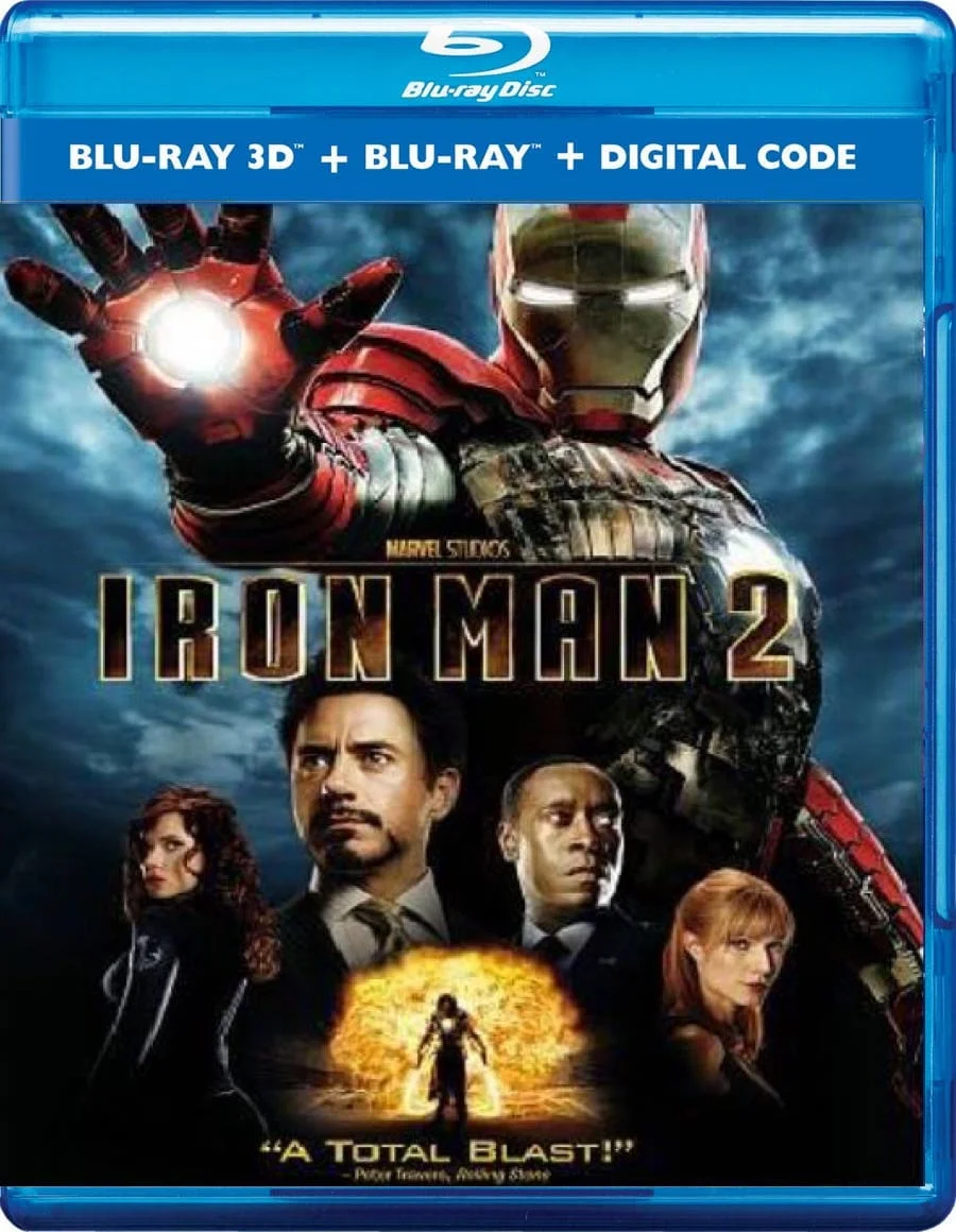 Iron Man 2 3D Blu Ray 2010