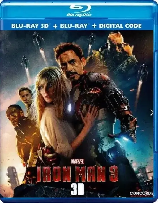 Iron Man 3 3D Blu Ray 2013