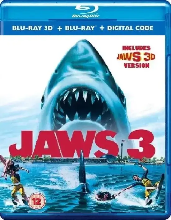 Jaws 3D Blu Ray 1983