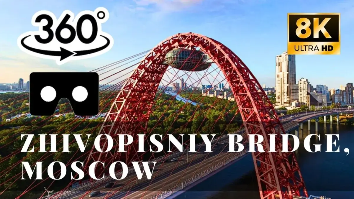 Zhivopisniy Bridge, Moscow VR 360