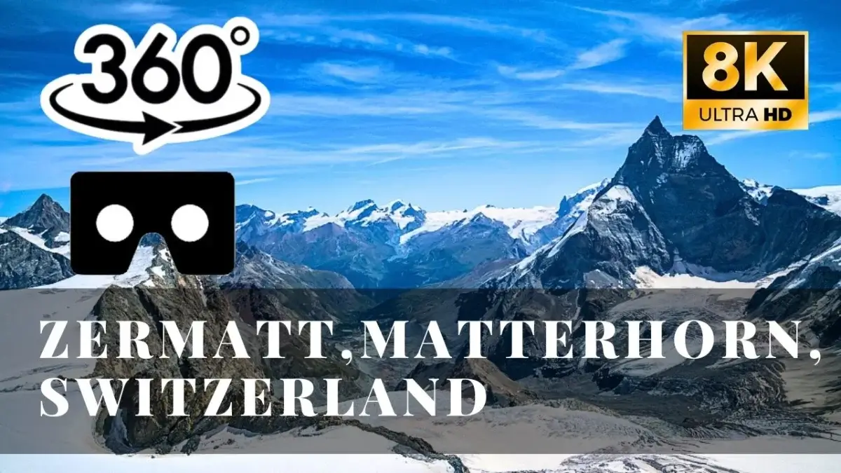 Zermatt, Matterhorn, Switzerland VR 360