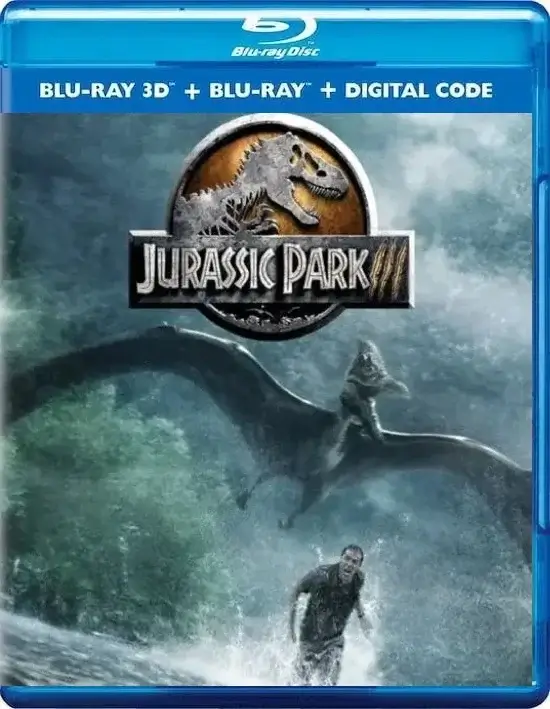 Jurassic Park III 3D Blu Ray 2001