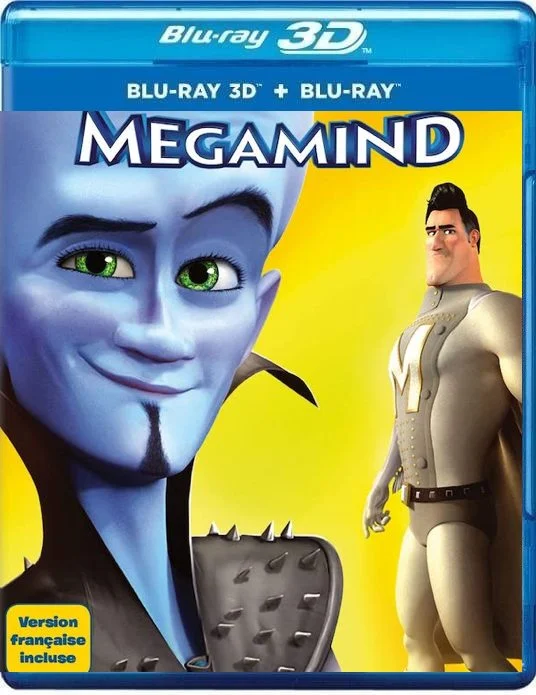 Megamind 3D Blu Ray 2010