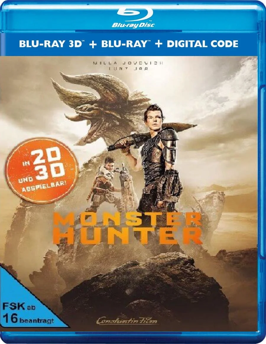 Monster Hunter 3D Blu Ray 2020