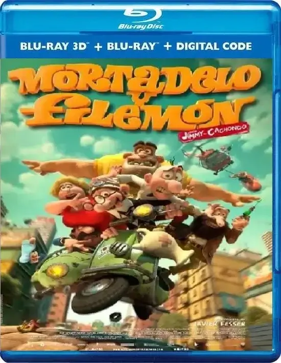 Mortadelo and Filemon Mission Implausible 3D Blu Ray 2014
