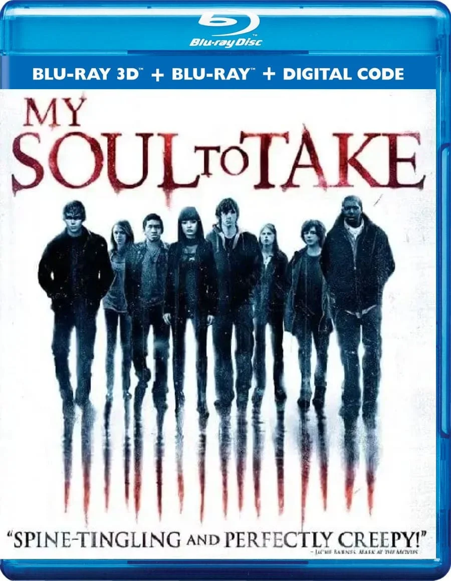 My Soul to Take 3D Blu Ray 2010