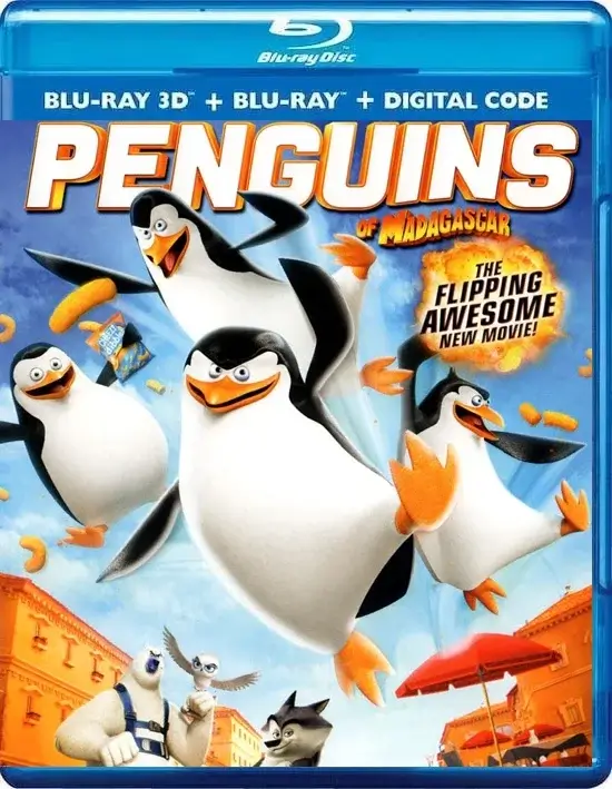 Penguins of Madagascar 3D Blu Ray 2014