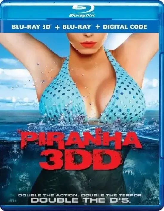 Piranha 3DD 3D Blu Ray 2012