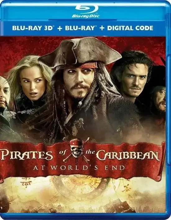 Pirates of the Caribbean At Worlds End 3D Blu Ray 2007