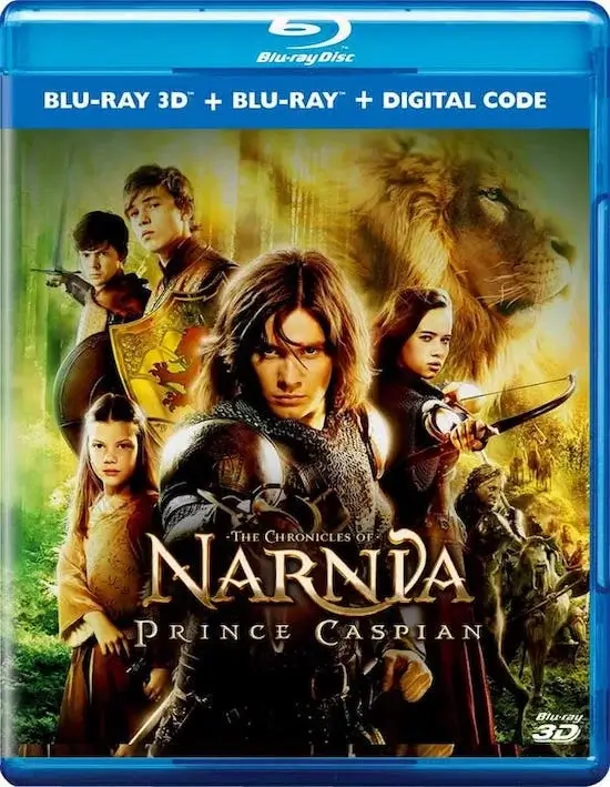 The Chronicles of Narnia: Prince Caspian 3D Blu Ray 2008