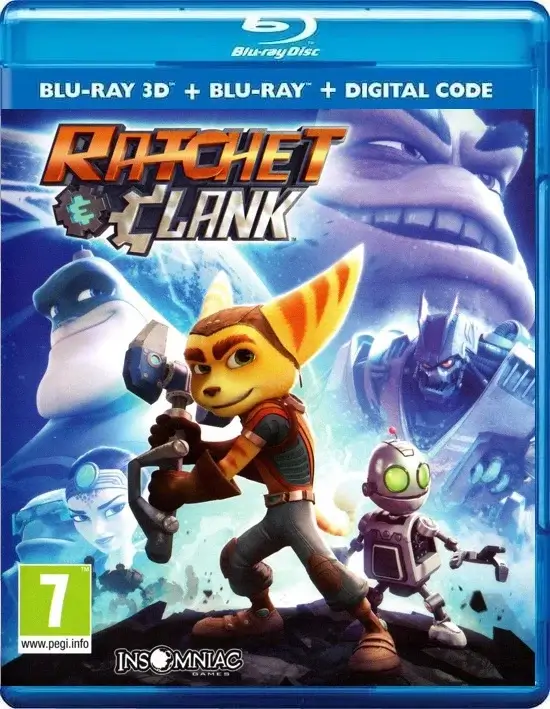 Ratchet and Clank 3D Blu Ray 2016