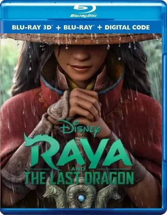 Raya And The Last Dragon 3D Blu Ray 2021