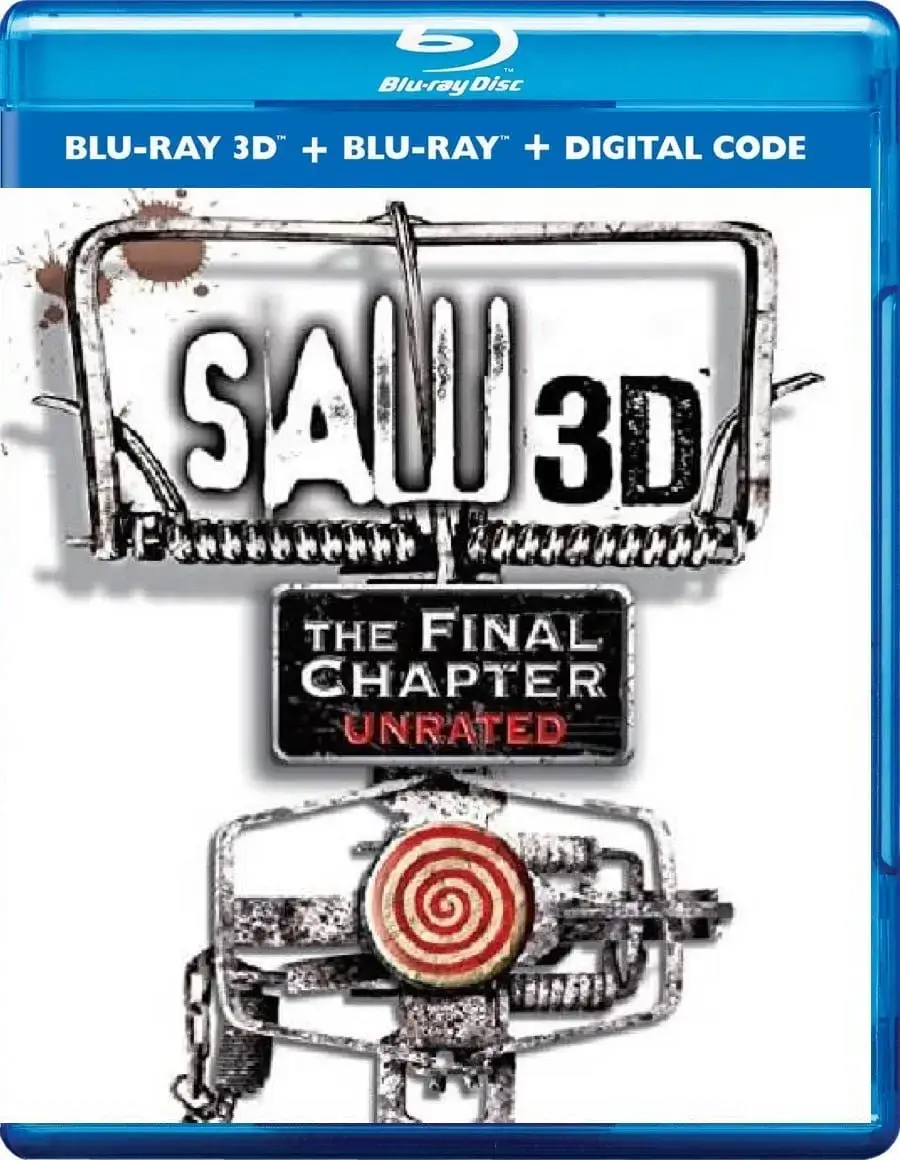 Saw: The Final Chapter 3D Blu Ray 2010