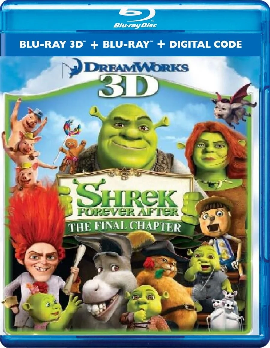 Shrek Forever After 3D Blu Ray 2010
