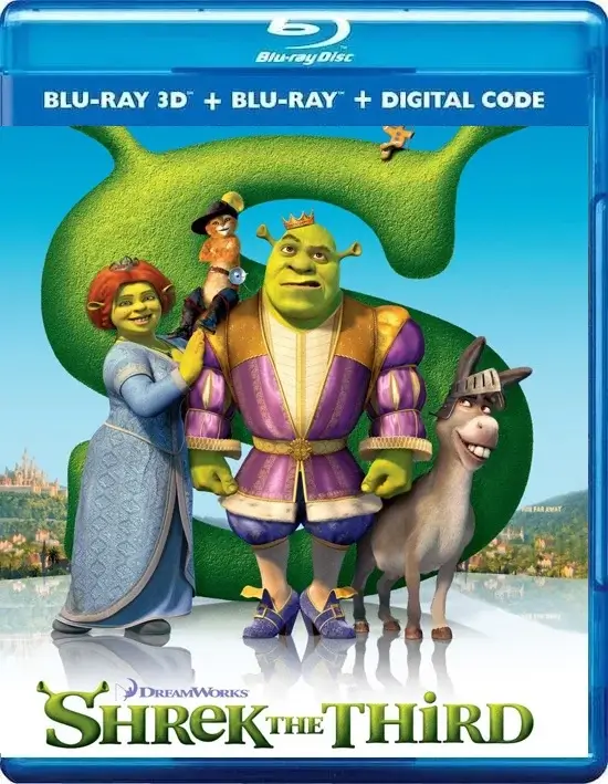 Shrek the Third 3D Blu Ray 2007