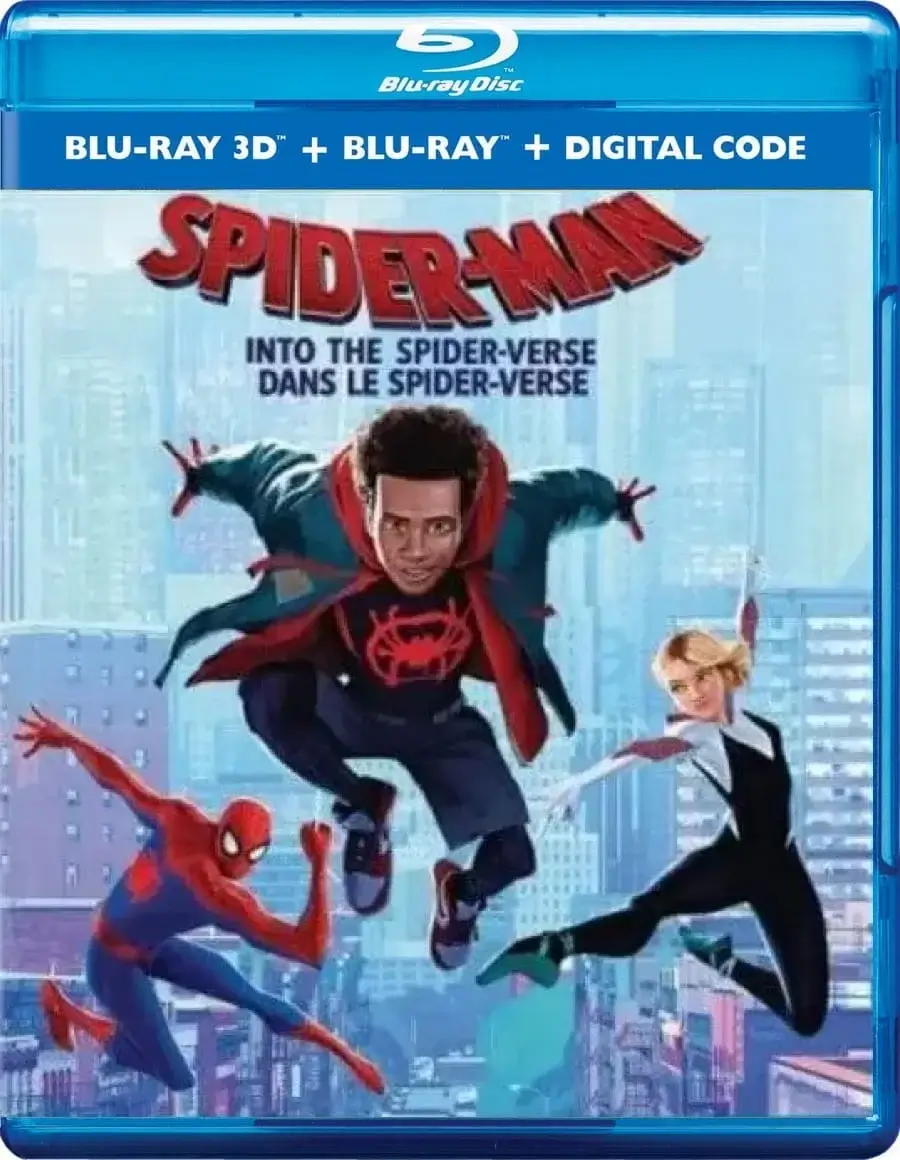 Spider-Man: Into the Spider-Verse 3D Blu Ray 2018