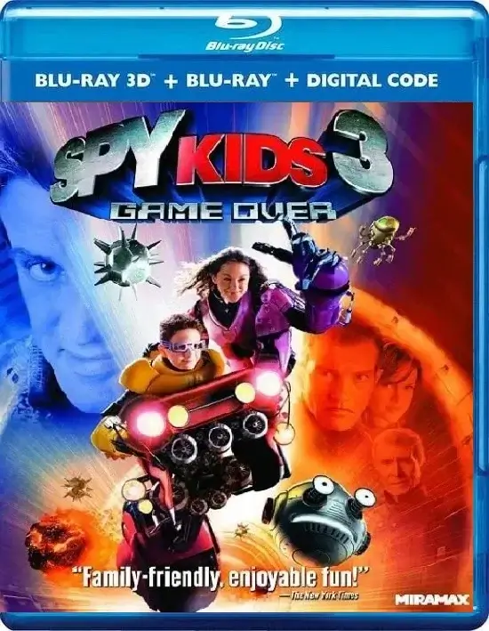 Spy Kids 3 Game Over 3D Blu Ray 2003