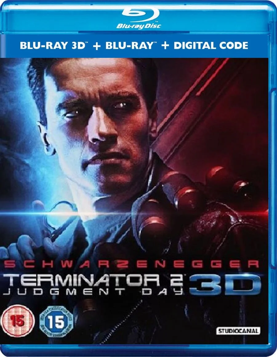 Terminator 2 Judgment Day 3D Blu Ray 1991