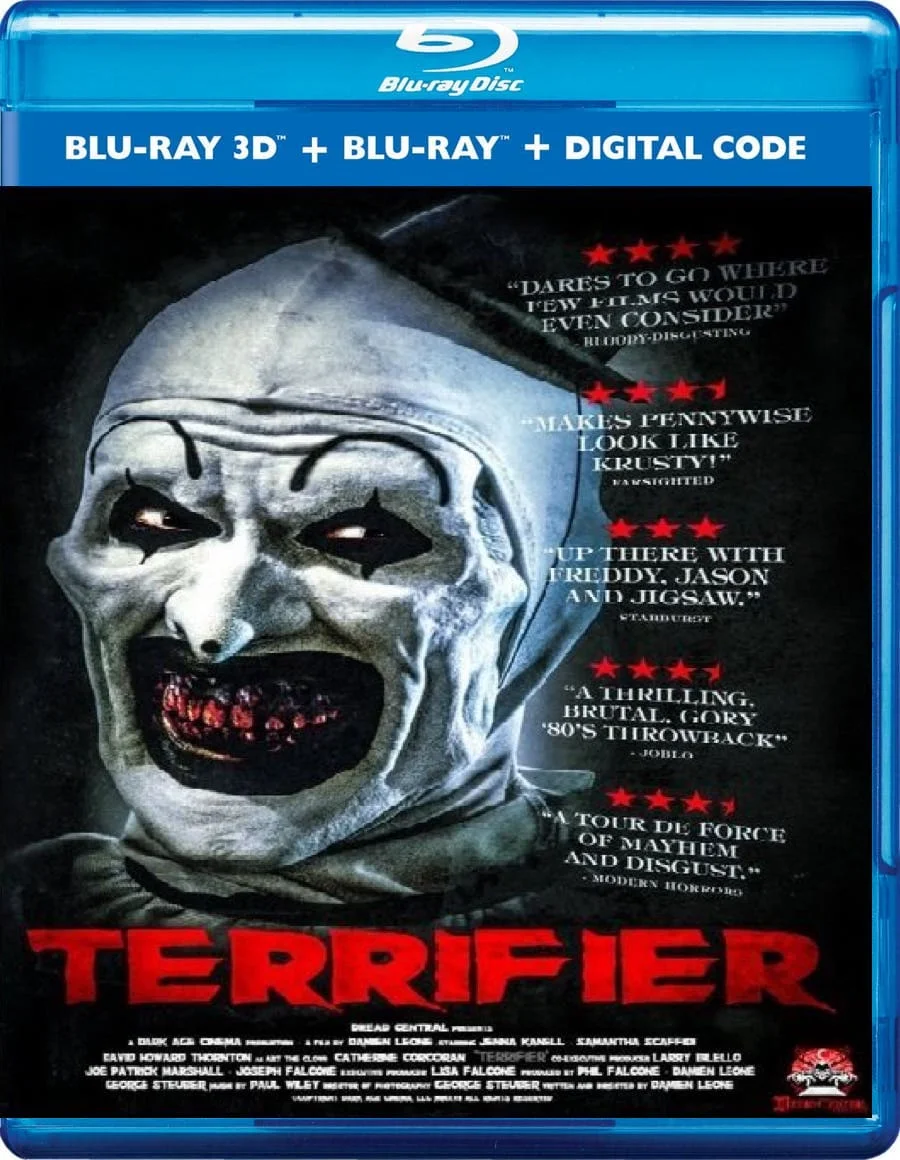Terrifier 3D Blu Ray 2016