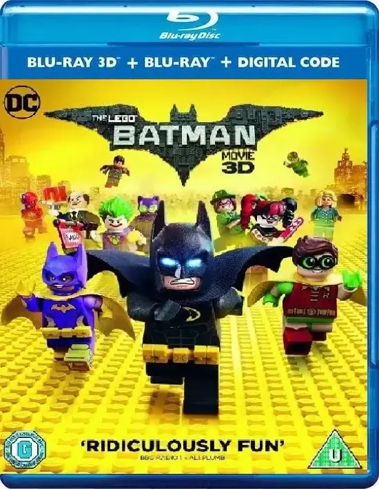 The LEGO Batman Movie 3D Blu Ray 2017