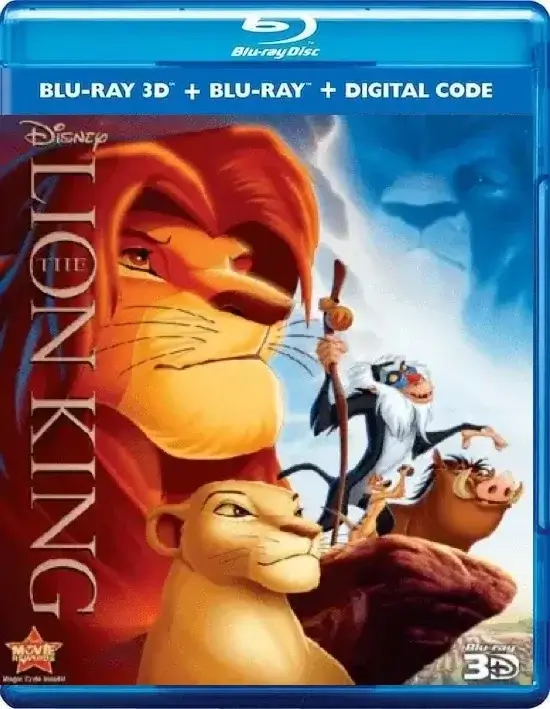 The Lion King 3D Blu Ray 1994