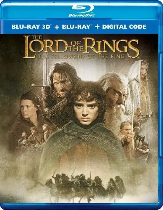 The Lord of the Rings: The Fellowship of the Ring 3D Blu Ray 2001