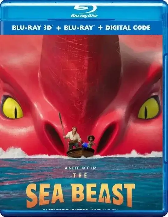 The Sea Beast 3D Blu Ray 2022