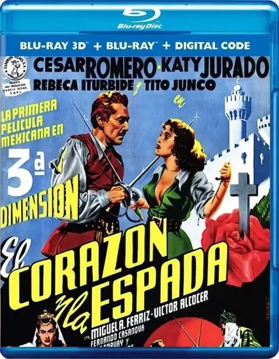 The Sword of Granada 3D Blu Ray 1953