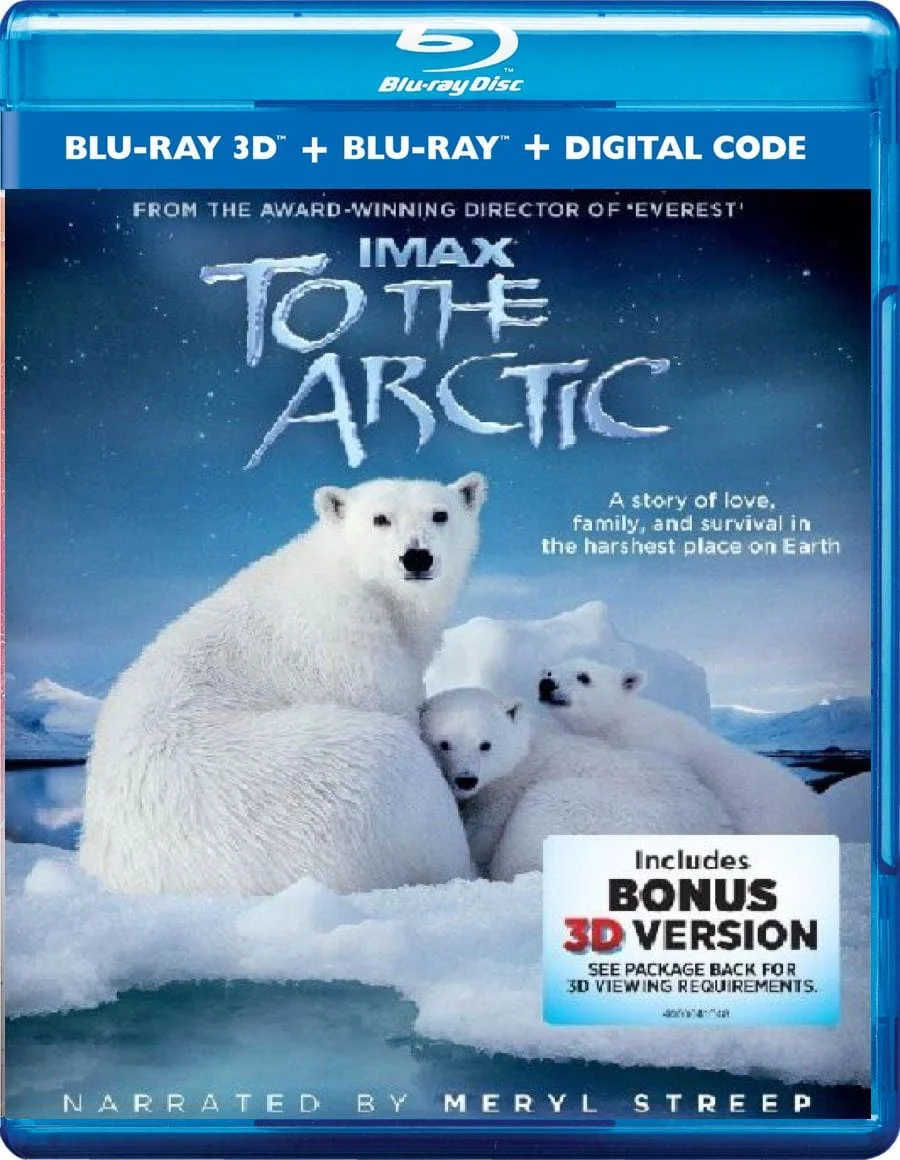 To the Arctic 3D Blu Ray 2012