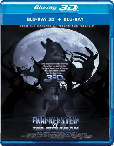 Frankenstein vs. the Wolfman in 3D Blu Ray 2008
