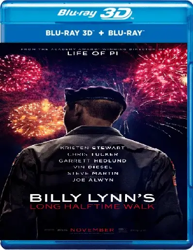 Billy Lynn's Long Halftime Walk 3D Blu ray 2016