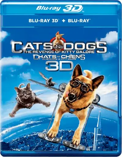 Cats & Dogs The Revenge of Kitty Galore 3D Blu Ray 2010