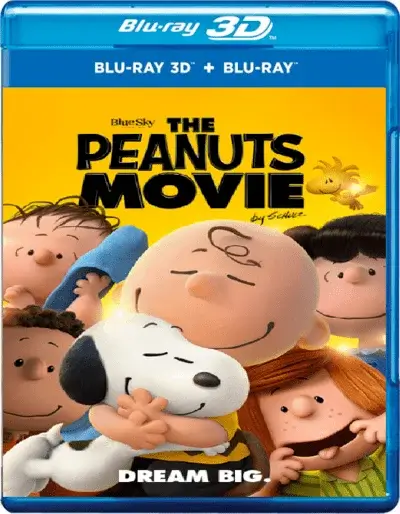 The Peanuts Movie 3D Blu Ray 2015