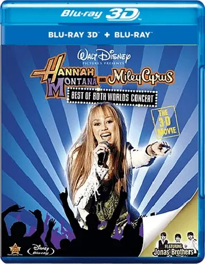 Hannah Montana and Miley Cyrus Best of Both Worlds Concert 3D Blu Ray 2008