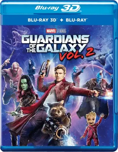Guardians of the Galaxy Vol. 2 3D Blu Ray 2017