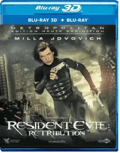 Resident Evil: Retribution 3D Blu Ray 2012